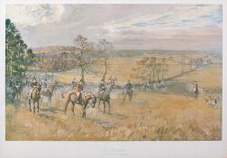 After Lionel Edwards (1874-1954) The Bicester, a 'Check' near Redhill signed in the plate,