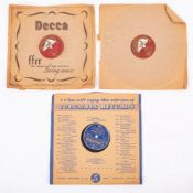 3 Oscar Peterson 78rpm records Oscar Peterson Sweet Georgia Brown/China Boy 78rpm Decca JO