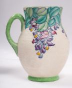 A Charlotte Rhead Crown Ducal tubelined jug.