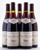 Five bottles of Crozes Hermitage Guyot 2000.
