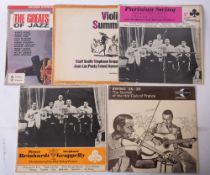 Five LPs: Django Reinhardt/ Stephane Grappelly/ Quintet Hot Club Of France (3),