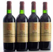 Four bottles of Ch. Macquin St Georges 1994.