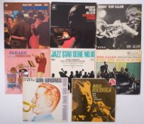 Eight LPs: Henry “Red” Allen (4), Red Nichols (3),