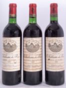 Three Ch. De Pez, St. Emilion, 1969.