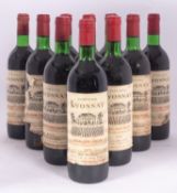 Ten Ch. Lyonnat, St. Emilion. 1975.