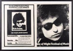 Bob Dylan, Isle of Wight Festival of Music, 1969.