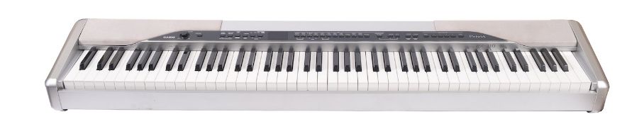 A Casio Priva PX-310 Electric Piano, in a soft shell case.