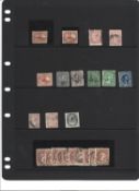 Canada collection on stock pages from early, Newfoundland imperfs.