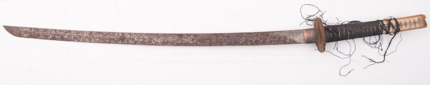 A Japanese katana,