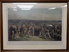 After Charles Lees. (British,1800-1880) The Golfers, A Grand Match Played Over St.