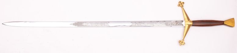 A Wilkinson Presentation Sword, with acid etched blade,