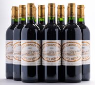 Eleven bottles of Ch. Caronne St Gemme 1996.