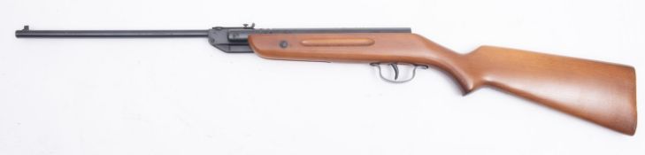 A Relum Slava Model 618 .177 calibre air rifle, with plain semi-pistol grip stock, 90cm long.