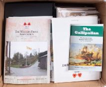 'The Gallipolian', The Western Front Association' and similar publications,