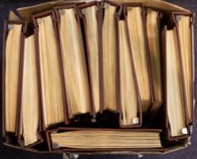 An extensive mint and used all world collection in forty four Devon albums including France,