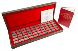 A Great British Locomotives, fine pewter ingots, 1975,