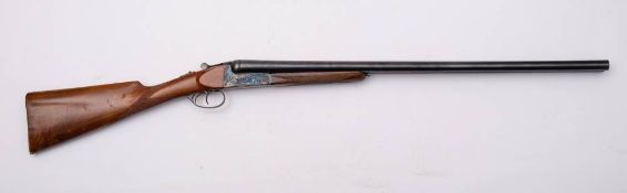 An AYA 12 bore side by side boxlock ejector shotgun No.