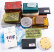 A early 20th century three section fly tin, maker F M Walbran, Leeds,