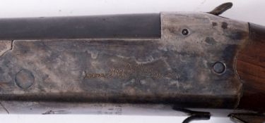 An AYA Model Cosmos 20 bore single barrel hammer shotgun, serial number '216439',