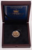 A cased Bailiwick of Jersey 2017 gold proof £1 coin.