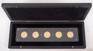 A Gibraltan 2021 five coin two crown set.