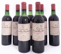Seven Ch. Leoville Poyferre, St. Julien. 1967.