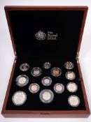 2018 Royal Mint Premium Proof coin set.