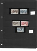 British Commonwealth collection on stock pages with High values, Transvaal 1903 to £5 mint Specimen,