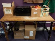 An extensive accumulation of mainly Great British stamps and covers in albums and loose in five