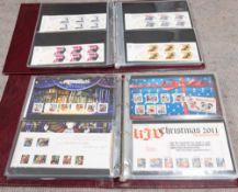 A collection of mainly Great British stamps and covers in two albums with a selection of decimal