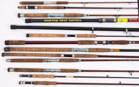 Shimano and other makers, A collection of various fly and spinning reels,