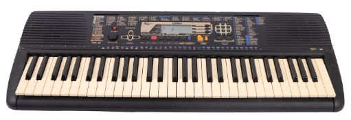 A Yamaha Potratone Midi PSR-195 electronic keyboard.