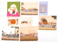 INDIAN MICA PAINTINGS...