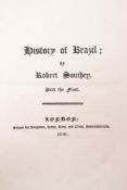 SOUTHEY, Robert, History of Brazil, original boards very worn, 4to, Longman, Hurst, Rees and Orme,