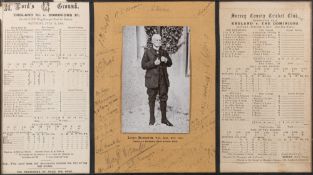 Percy G. H. Fender cricket archive: 1918: M.C.C.
