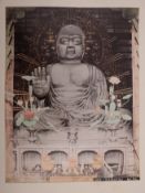 JAPANESE LACQUERED ALBUM : A highly ornate album containing thirty-four photographs,