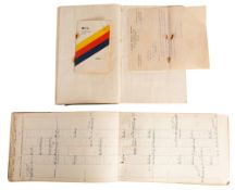 Percy G.H. Fender cricket archive: 1928-29: An album labelled 'Mr. P.G.H.