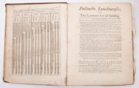 SALMON, William - Palladio Londinensis; or, The London Art of Building. In Three Parts ...