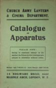 'WITHDRAWN LOT Catalogue of apparatus' London: Church Army, c.