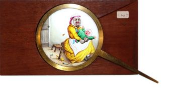'Black Nurse' [upper body and baby move] (6 7/8 x 3 3/4 x 3/8 inches), single lever