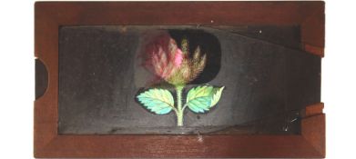 'Cupid and Rose' (6 7/8 x 3 3/4 x 3/8 inches), double slip