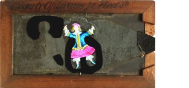 'Girl skipping with rope' Gogerty, Fleet Street, London (6 7/8 x 4 x 3/8 inches), single slip