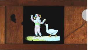 'Boy with goose' Newton & Co, 3 Fleet Street, London ( 7 x 4 x 3/8 inches)