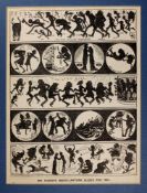 WITHDRAWN LOT After Harry Furniss, 'Mr Punch's Magic-Lantern Slides for 1881' Cutting from Punch,