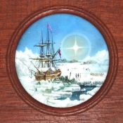 Of Franklin Expedition and Polar Interest. Thirty-two slides in original box, probably assembled