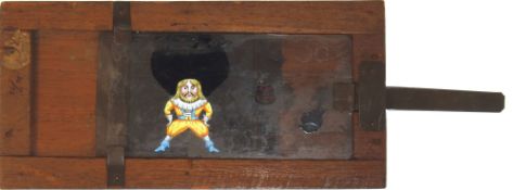 'Giant's head transformation' Maker unknown (7 5/8 x 3 3/4 x 3/8 inches), single slip