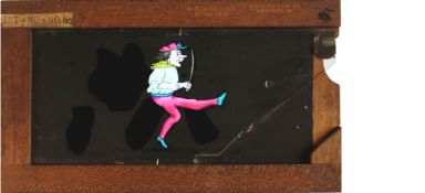 'Man dancing with sword' W.C. Hughes, 151 Hoxton Street, London (7 x 4 x 3/8 inches),