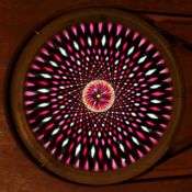 Chromatrope or Artificial Fireworks (9 7/8 x 3 3/4 x 1/2 inches)