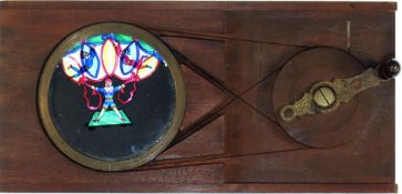 Miscellaneous effect slide 'Circus acrobats' Maker unknown (9 3/8 x 4 1/2 x 1/2 inches), double