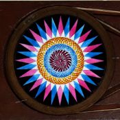 Chromatrope or Artificial Fireworks (9 7/8 x 3 5/8 x 1/2 inches)